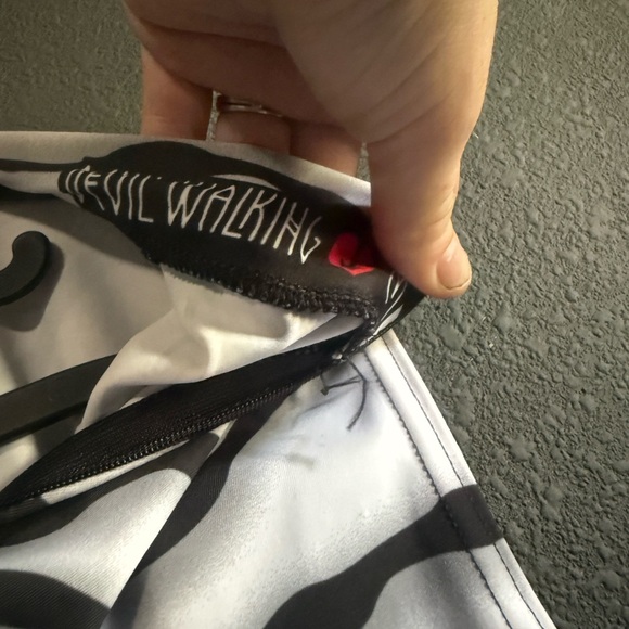 Devil walking Zebra Print cat suit ravewear - Picture 2 of 3